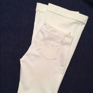 Hot Kiss White Flared Bottoms Women Pants